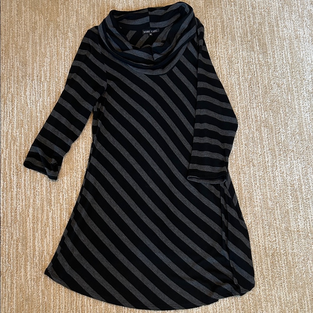 Boho Chic knit tunic M
